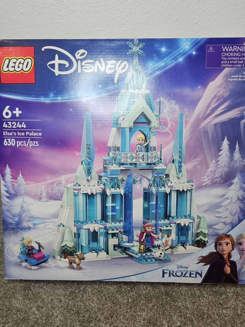 Lego Disney Frozen Elsa's Ice Palace - Blue, White, Translucent Aqua